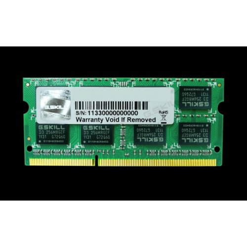 Продати ОЗП G.Skill SODIMM DDR3 2GB 1066Mhz (F3-8500CL7S-2GBSQ) за Trade-In у інтернет-магазині Телемарт - Київ, Дніпро, Україна фото