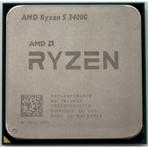 Процессор AMD Ryzen 5 3400G 3.7(4.2)GHz 4MB sAM4 Tray (YD3400C5M4MFH) (Восстановлено продавцом, 807740) купить в Украине: Киев, Днепр, Харьков, Одесса  | Проверка совместимости, низкая цена, отзывы, характеристики от TELEMART фото