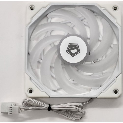 Кулер для корпуса ID-Cooling NO 12015 XT ARGB SNOW (NO-12015-XT ARGB SNOW) (Відновлено продавцем, 807746) купити в Україні: Київ, Львів, Хмельницький, Тернопіль | Перевірка сумісності, низька ціна, відгуки, характеристики від TELEMART фото