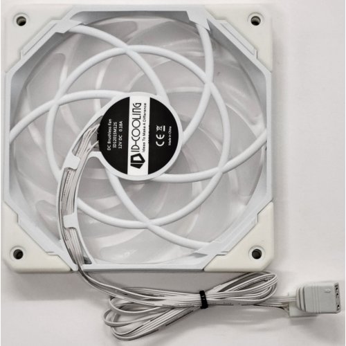 Кулер для корпуса ID-Cooling NO 12015 XT ARGB SNOW (NO-12015-XT ARGB SNOW) (Відновлено продавцем, 807746) купити в Україні: Київ, Львів, Хмельницький, Тернопіль | Перевірка сумісності, низька ціна, відгуки, характеристики від TELEMART фото