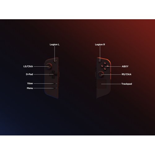 Уцінка портативна ігрова консоль Lenovo Legion Go 8APU1 512GB (83E1004ARA) Shadow Black (Розкрита упаковка, 807890) купити в Україні: Київ, Львів, Хмельницький, Тернопіль | Низька ціна, відгуки, характеристики від TELEMART фото