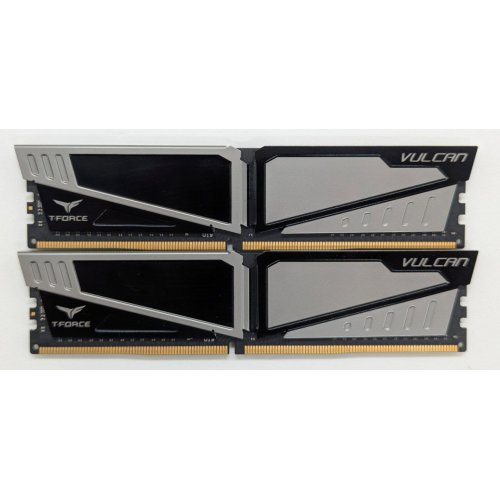 Озп Team DDR4 16GB (2x8GB) 3200Mhz T-Force Vulcan Gray (TLGD416G3200HC16CDC01) (Відновлено продавцем, 808020) купити в Україні: Київ, Львів, Хмельницький, Тернопіль | Перевірка сумісності, низька ціна, відгуки, характеристики від TELEMART фото