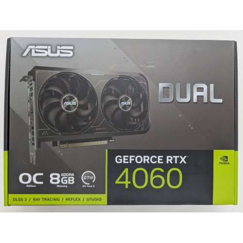 Видеокарта Asus GeForce RTX 4060 Dual V2 OC 8192MB (DUAL-RTX4060-O8G-V2) (Восстановлено продавцом, 808032) купить в Украине: Киев, Днепр, Харьков, Одесса  | Проверка совместимости, низкая цена, отзывы, характеристики от TELEMART фото