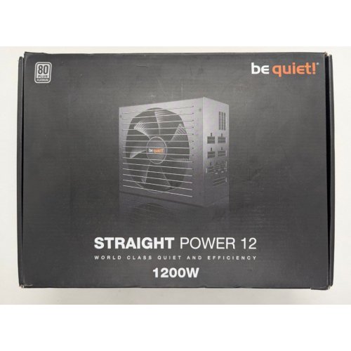 Блок живлення Be Quiet! Straight Power 12 1200W (BN339) (Відновлено продавцем, 808040) купити в Україні: Київ, Львів, Хмельницький, Тернопіль | Перевірка сумісності, низька ціна, відгуки, характеристики від TELEMART фото