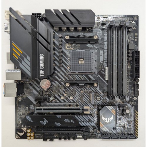 Материнская плата Asus TUF GAMING B450M-PRO S (sAM4, AMD B450) (Восстановлено продавцом, 808067) купить в Украине: Киев, Днепр, Харьков, Одесса  | Проверка совместимости, низкая цена, отзывы, характеристики от TELEMART фото