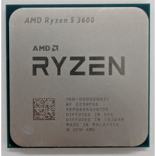 Процесор AMD Ryzen 5 3600 3.6(4.2)GHz 32MB sAM4 Tray (100-000000031) (Відновлено продавцем, 808070) купити в Україні: Київ, Львів, Хмельницький, Тернопіль | Перевірка сумісності, низька ціна, відгуки, характеристики від TELEMART фото