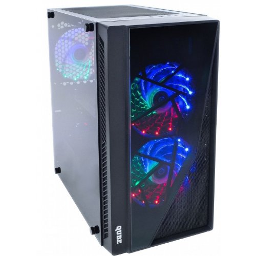 Корпус QUBE Star без БП (STAR_F3NU3) Black/Red (Восстановлено продавцом, 808195) купить в Украине: Киев, Днепр, Харьков, Одесса  | Проверка совместимости, низкая цена, отзывы, характеристики от TELEMART фото