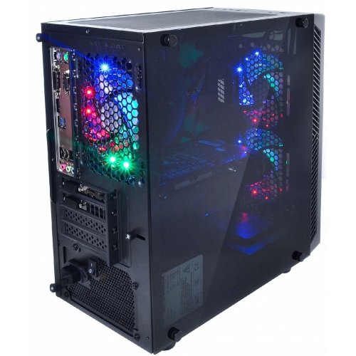 Корпус QUBE Star без БП (STAR_F3NU3) Black/Red (Восстановлено продавцом, 808195) купить в Украине: Киев, Днепр, Харьков, Одесса  | Проверка совместимости, низкая цена, отзывы, характеристики от TELEMART фото