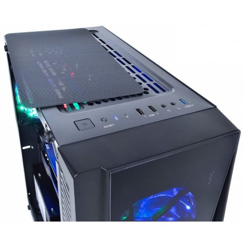 Корпус QUBE Star без БП (STAR_F3NU3) Black/Red (Восстановлено продавцом, 808195) купить в Украине: Киев, Днепр, Харьков, Одесса  | Проверка совместимости, низкая цена, отзывы, характеристики от TELEMART фото