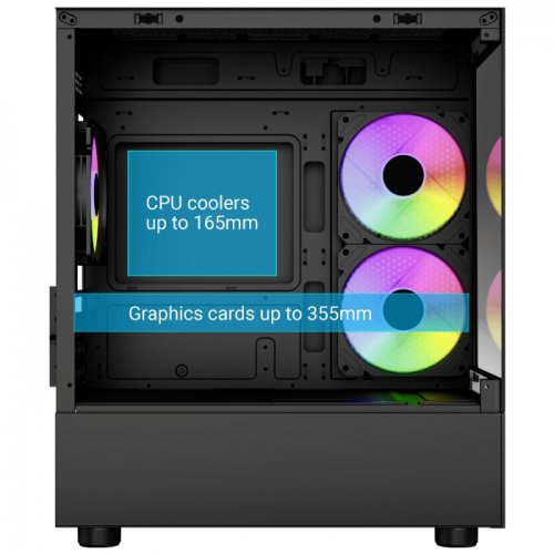 Корпус Aerocool Viewport Mini-G-V2 Tempered Glass без БП (ACCM-ES09133.21) White купить в Украине: Киев, Днепр, Харьков, Одесса  | Проверка совместимости, низкая цена, отзывы, характеристики от TELEMART фото