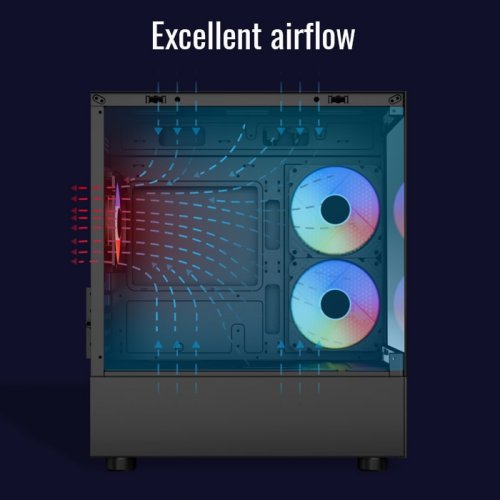 Корпус Aerocool Viewport Mini-G-V2 Tempered Glass без БП (ACCM-ES09133.21) White купить в Украине: Киев, Днепр, Харьков, Одесса  | Проверка совместимости, низкая цена, отзывы, характеристики от TELEMART фото