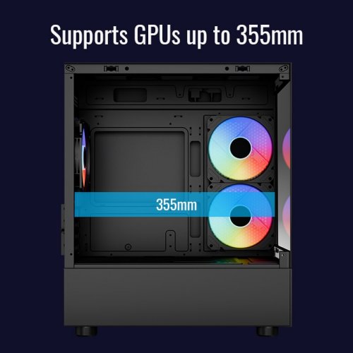 Корпус Aerocool Viewport Mini-G-V2 Tempered Glass без БП (ACCM-ES09133.21) White купить в Украине: Киев, Днепр, Харьков, Одесса  | Проверка совместимости, низкая цена, отзывы, характеристики от TELEMART фото
