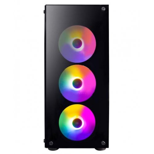 Корпус 1stPlayer V3-B-BK-4F1 без БП Black купить в Украине: Киев, Днепр, Харьков, Одесса  | Проверка совместимости, низкая цена, отзывы, характеристики от TELEMART фото