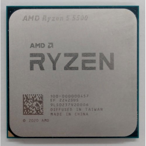 Процессор AMD Ryzen 5 5500 3.6(4.2)GHz 16MB sAM4 Box (100-100000457BOX) (Восстановлено продавцом, 808404) купить в Украине: Киев, Днепр, Харьков, Одесса  | Проверка совместимости, низкая цена, отзывы, характеристики от TELEMART фото