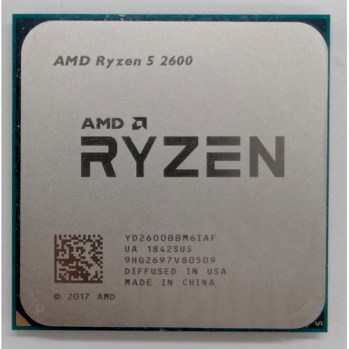 Процессор AMD Ryzen 5 2600 3.4(3.9)GHz 16MB sAM4 Box (YD2600BBAFBOX) (Восстановлено продавцом, 808408) купить в Украине: Киев, Днепр, Харьков, Одесса  | Проверка совместимости, низкая цена, отзывы, характеристики от TELEMART фото