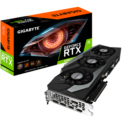 Відеокарта Gigabyte GeForce RTX 3080 Ti Gaming OC 12288MB (GV-N308TGAMING OC-12GD) (Відновлено продавцем, 808416) купити в Україні: Київ, Львів, Хмельницький, Тернопіль | Перевірка сумісності, низька ціна, відгуки, характеристики від TELEMART фото