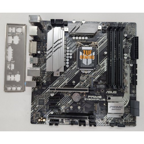 Материнська плата Asus PRIME Z490M-PLUS (s1200, Intel Z490) (Відновлено продавцем, 808422) купити в Україні: Київ, Львів, Хмельницький, Тернопіль | Перевірка сумісності, низька ціна, відгуки, характеристики від TELEMART фото