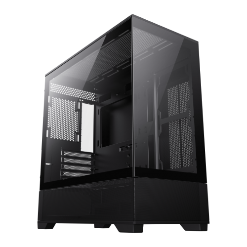 Уцінка корпус GAMEMAX Vista M Tempered Glass без БЖ Black (Розкрита упаковка, 808436) купити в Україні: Київ, Львів, Хмельницький, Тернопіль | Перевірка сумісності, низька ціна, відгуки, характеристики від TELEMART фото