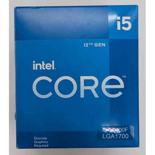 Процесор Intel Core i5-12400F 2.5(4.4)GHz 18MB s1700 Box (BX8071512400F) (Відновлено продавцем, 808460) купити в Україні: Київ, Львів, Хмельницький, Тернопіль | Перевірка сумісності, низька ціна, відгуки, характеристики від TELEMART фото