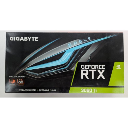 Відеокарта Gigabyte GeForce RTX 3060 Ti Eagle OC D6X 8192MB (GV-N306TXEAGLE OC-8GD) (Відновлено продавцем, 808476) купити в Україні: Київ, Львів, Хмельницький, Тернопіль | Перевірка сумісності, низька ціна, відгуки, характеристики від TELEMART фото