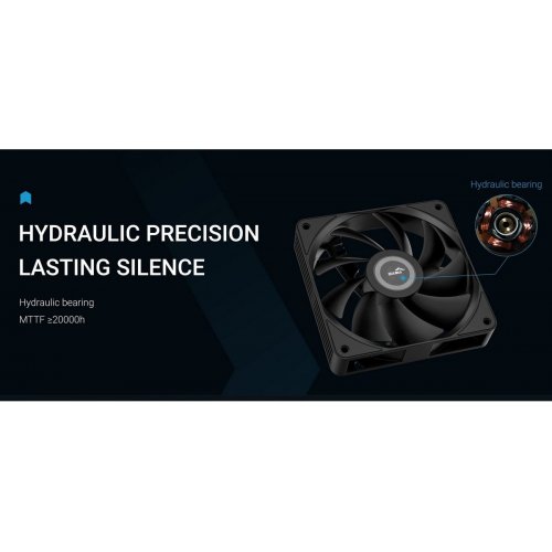 Кулер для корпуса SAMA FZ12 (FZ12-BKXX1TOX-G) Black купити в Україні: Київ, Львів, Хмельницький, Тернопіль, Івано-Франківськ | Перевірка сумісності, низька ціна, відгуки, характеристики від TELEMART фото