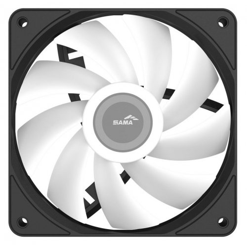 Кулер для корпуса SAMA FZ12 ARGB (FZ12-BKAM1TOX-G) Black купить в Украине: Киев, Днепр, Харьков, Одесса  | Проверка совместимости, низкая цена, отзывы, характеристики от TELEMART фото