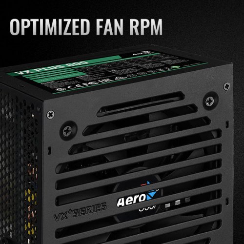 Блок живлення Aerocool VX PLUS Stealth 600W (ACPN-VS60NEY.12) купити в Україні: Київ, Львів, Хмельницький, Тернопіль | Перевірка сумісності, низька ціна, відгуки, характеристики від TELEMART фото