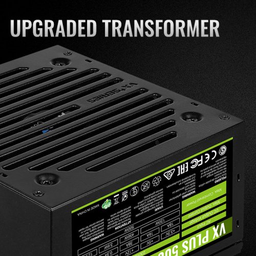 Блок питания Aerocool VX PLUS Stealth 500W (ACPN-VS50NEY.12) купить в Украине: Киев, Днепр, Харьков, Одесса  | Проверка совместимости, низкая цена, отзывы, характеристики от TELEMART фото