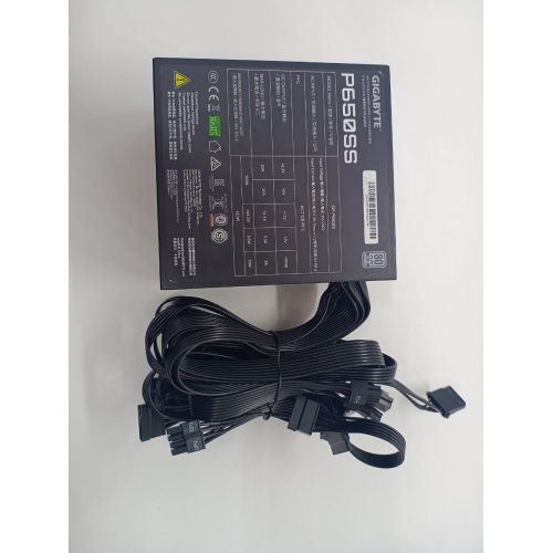 Уцінка блок живлення Gigabyte P650SS 650W (GP-P650SS) Black (Після відеоогляду, 808524) купити в Україні: Київ, Львів, Хмельницький, Тернопіль | Перевірка сумісності, низька ціна, відгуки, характеристики від TELEMART фото