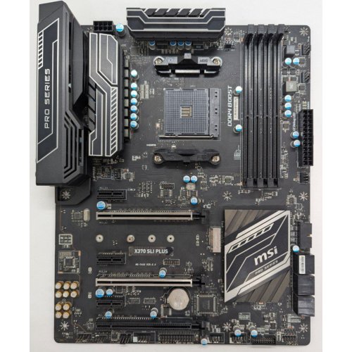 Материнська плата MSI X370 SLI PLUS (sAM4, AMD X370) (Відновлено продавцем, 808532) купити в Україні: Київ, Львів, Хмельницький, Тернопіль | Перевірка сумісності, низька ціна, відгуки, характеристики від TELEMART фото