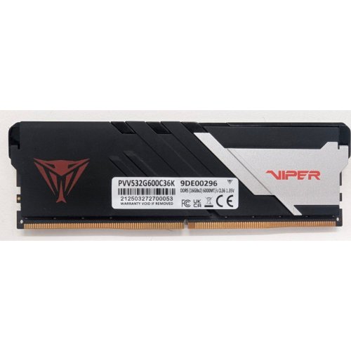 Озп Patriot DDR5 16GB 6000Mhz Viper Venom (PVV532G600C36) (Відновлено продавцем, 808535) купити в Україні: Київ, Львів, Хмельницький, Тернопіль | Перевірка сумісності, низька ціна, відгуки, характеристики від TELEMART фото