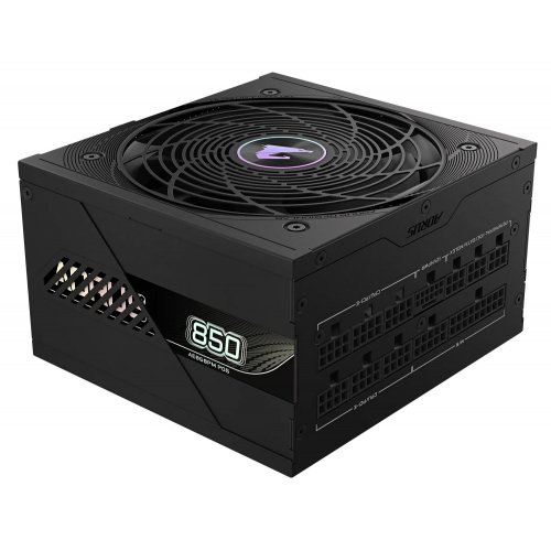 Уценка блок питания Gigabyte AE850PM PG5 850W (GP-AE850PM PG5) Black (После видеообзора, 808547) купить в Украине: Киев, Днепр, Харьков, Одесса  | Проверка совместимости, низкая цена, отзывы, характеристики от TELEMART фото