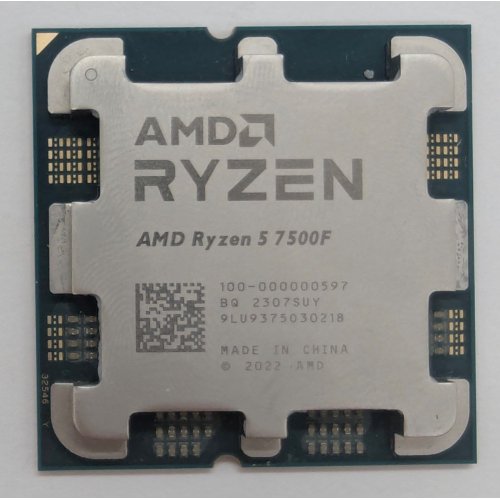 Процесор AMD Ryzen 5 7500F 3.7(5.0)GHz 32MB sAM5 Tray (100-000000597) (Відновлено продавцем, 808746) купити в Україні: Київ, Львів, Хмельницький, Тернопіль | Перевірка сумісності, низька ціна, відгуки, характеристики від TELEMART фото