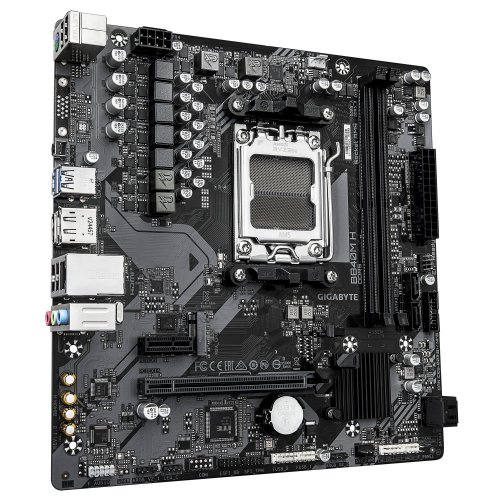 Материнская плата Gigabyte B840M H (sAM5, AMD B840) купить в Украине: Киев, Днепр, Харьков, Одесса  | Проверка совместимости, низкая цена, отзывы, характеристики от TELEMART фото