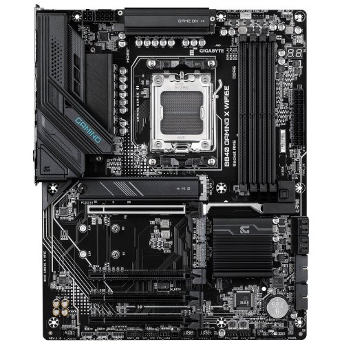 Материнская плата Gigabyte B840 GAMING X WIFI6E (sAM5, AMD B840) купить в Украине: Киев, Днепр, Харьков, Одесса  | Проверка совместимости, низкая цена, отзывы, характеристики от TELEMART фото