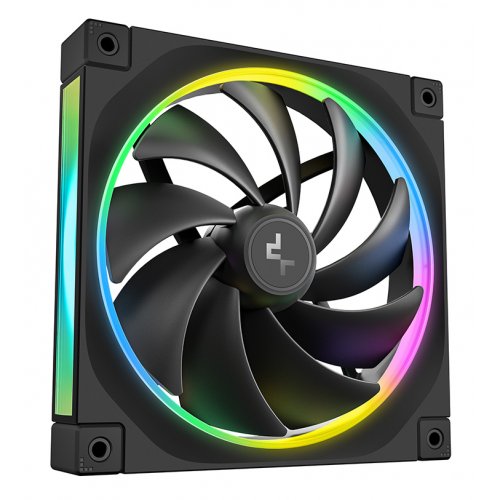 Кулер для корпуса Deepcool FL14 (R-FL14-BKAPN1-G) Black купить в Украине: Киев, Днепр, Харьков, Одесса  | Проверка совместимости, низкая цена, отзывы, характеристики от TELEMART фото