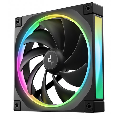 Набор кулеров для корпуса Deepcool FL14 3 in 1 (R-FL14-BKAPN3-G) Black купить в Украине: Киев, Днепр, Харьков, Одесса  | Проверка совместимости, низкая цена, отзывы, характеристики от TELEMART фото