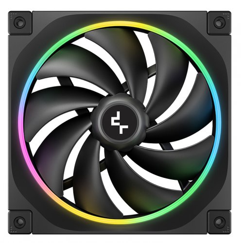 Набор кулеров для корпуса Deepcool FL14 3 in 1 (R-FL14-BKAPN3-G) Black купить в Украине: Киев, Днепр, Харьков, Одесса  | Проверка совместимости, низкая цена, отзывы, характеристики от TELEMART фото