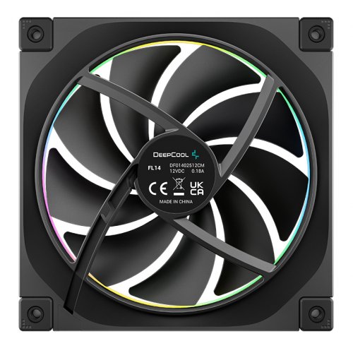 Набор кулеров для корпуса Deepcool FL14 3 in 1 (R-FL14-BKAPN3-G) Black купить в Украине: Киев, Днепр, Харьков, Одесса  | Проверка совместимости, низкая цена, отзывы, характеристики от TELEMART фото