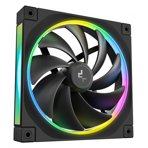 Набор кулеров для корпуса Deepcool FL14 3 in 1 (R-FL14-BKAPN3-G) Black купить в Украине: Киев, Днепр, Харьков, Одесса  | Проверка совместимости, низкая цена, отзывы, характеристики от TELEMART фото