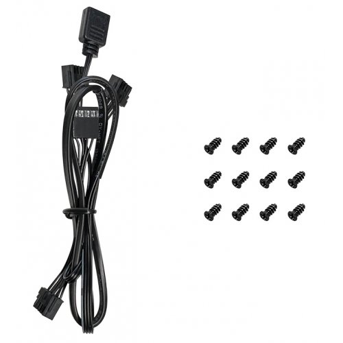 Набор кулеров для корпуса Deepcool FL14 3 in 1 (R-FL14-BKAPN3-G) Black купить в Украине: Киев, Днепр, Харьков, Одесса  | Проверка совместимости, низкая цена, отзывы, характеристики от TELEMART фото