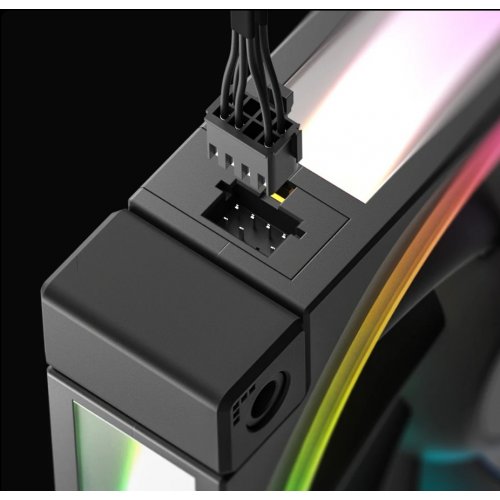 Набор кулеров для корпуса Deepcool FL14 3 in 1 (R-FL14-BKAPN3-G) Black купить в Украине: Киев, Днепр, Харьков, Одесса  | Проверка совместимости, низкая цена, отзывы, характеристики от TELEMART фото