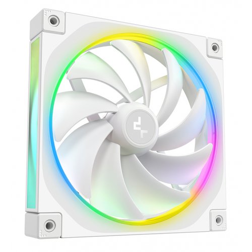 Набор кулеров для корпуса Deepcool FL14 3 in 1 (R-FL14-WHAPN3-G) White купить в Украине: Киев, Днепр, Харьков, Одесса  | Проверка совместимости, низкая цена, отзывы, характеристики от TELEMART фото