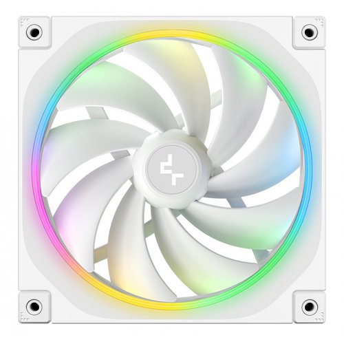 Набор кулеров для корпуса Deepcool FL14 3 in 1 (R-FL14-WHAPN3-G) White купить в Украине: Киев, Днепр, Харьков, Одесса  | Проверка совместимости, низкая цена, отзывы, характеристики от TELEMART фото