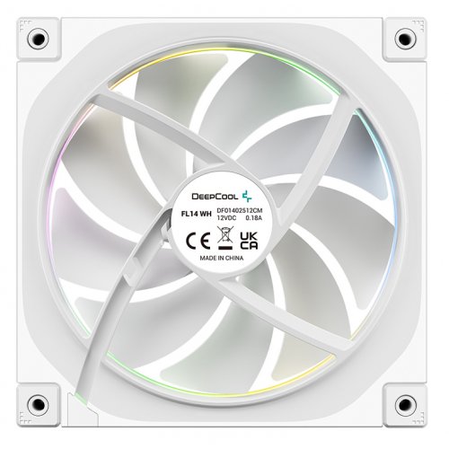 Набор кулеров для корпуса Deepcool FL14 3 in 1 (R-FL14-WHAPN3-G) White купить в Украине: Киев, Днепр, Харьков, Одесса  | Проверка совместимости, низкая цена, отзывы, характеристики от TELEMART фото