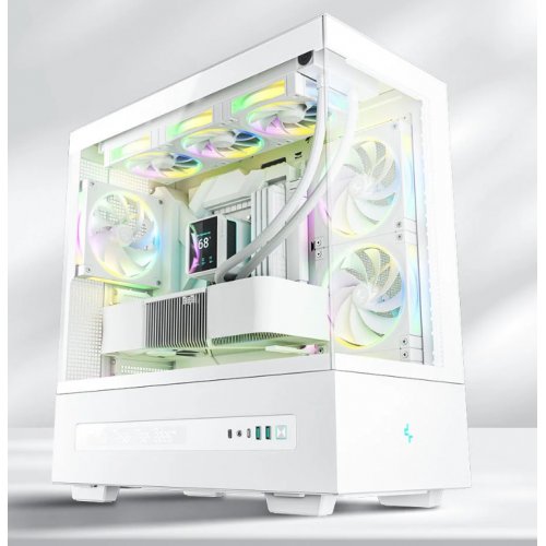 Набор кулеров для корпуса Deepcool FL14 3 in 1 (R-FL14-WHAPN3-G) White купить в Украине: Киев, Днепр, Харьков, Одесса  | Проверка совместимости, низкая цена, отзывы, характеристики от TELEMART фото
