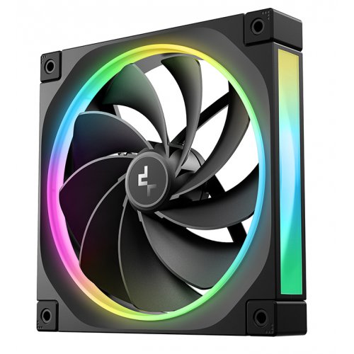 Набор кулеров для корпуса Deepcool FL14R 3 in 1 (R-FL14R-BKAPN3-G) Black купить в Украине: Киев, Днепр, Харьков, Одесса  | Проверка совместимости, низкая цена, отзывы, характеристики от TELEMART фото