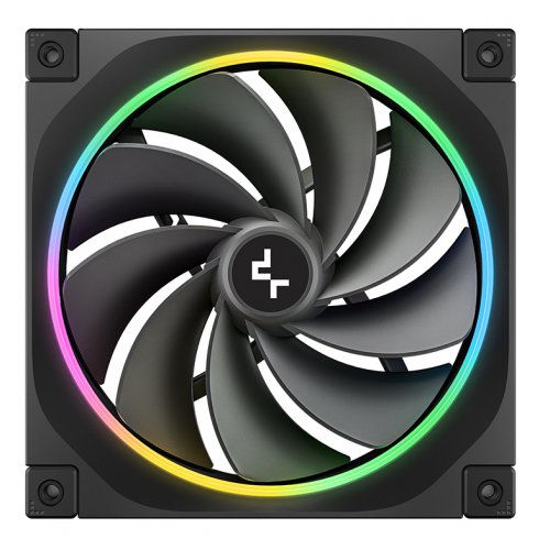 Набор кулеров для корпуса Deepcool FL14R 3 in 1 (R-FL14R-BKAPN3-G) Black купить в Украине: Киев, Днепр, Харьков, Одесса  | Проверка совместимости, низкая цена, отзывы, характеристики от TELEMART фото