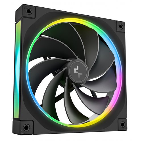 Набор кулеров для корпуса Deepcool FL14R 3 in 1 (R-FL14R-BKAPN3-G) Black купить в Украине: Киев, Днепр, Харьков, Одесса  | Проверка совместимости, низкая цена, отзывы, характеристики от TELEMART фото