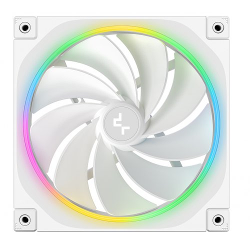 Набор кулеров для корпуса Deepcool FL14R 3 in 1 (R-FL14R-WHAPN3-G) White купить в Украине: Киев, Днепр, Харьков, Одесса  | Проверка совместимости, низкая цена, отзывы, характеристики от TELEMART фото